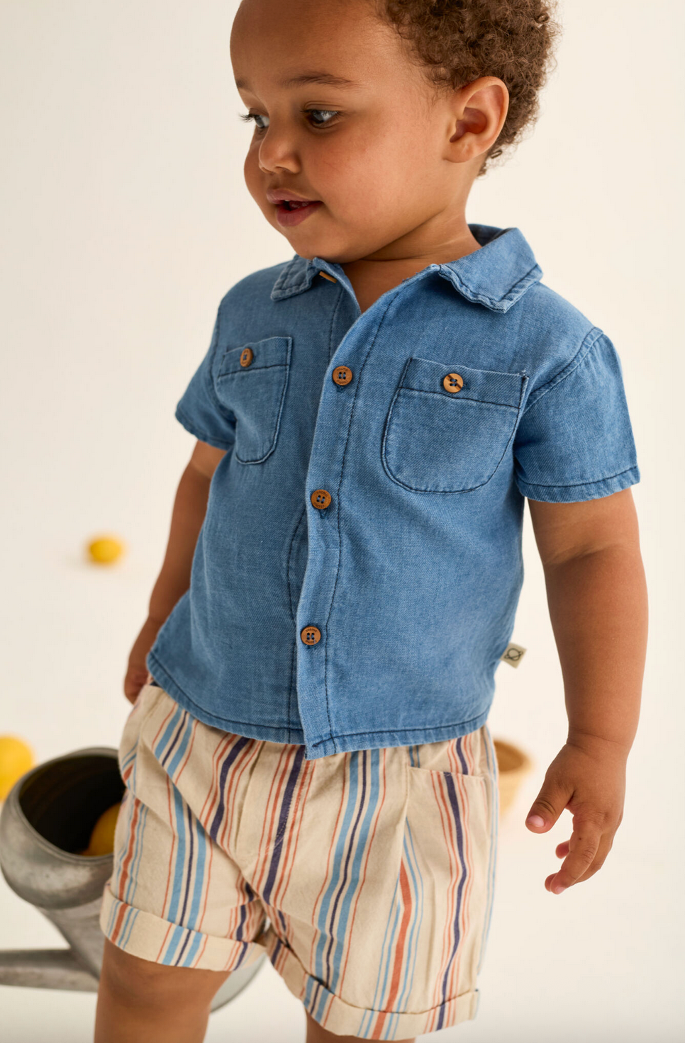 FOREST GALE DENIM BABY BUTTON DOWN