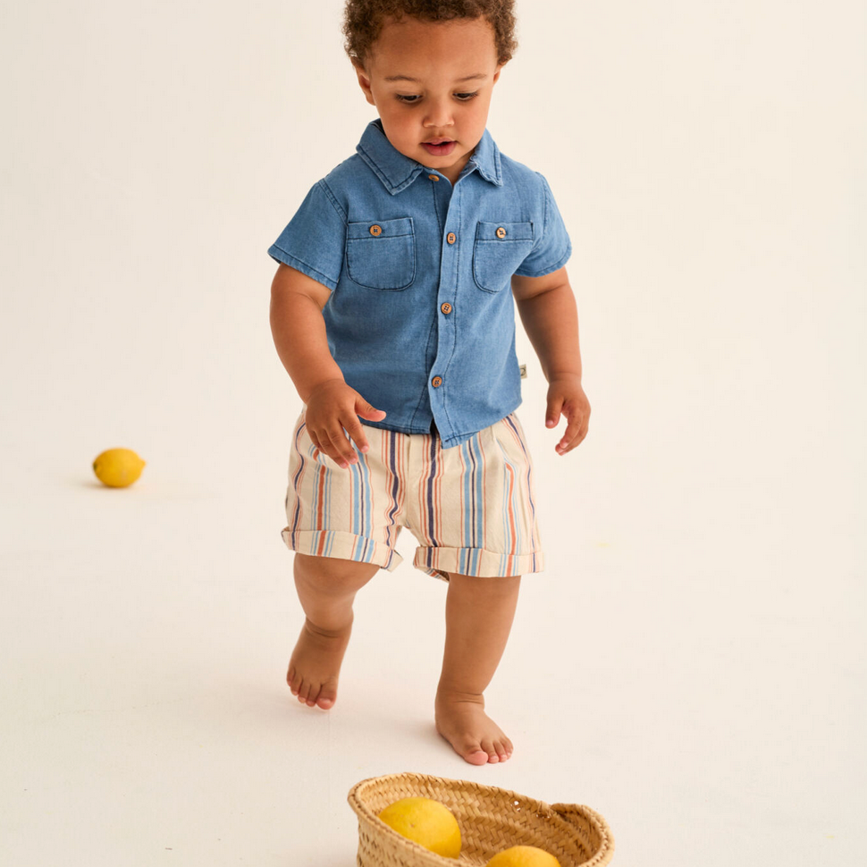 FOREST GALE DENIM BABY BUTTON DOWN