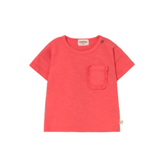 BRISAS TOMATO RED SLUB BABY T SHIRT