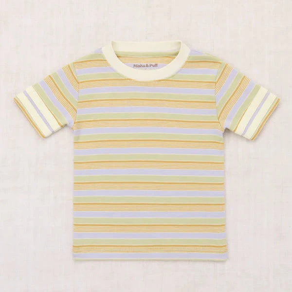 REC TEE - MIST AVENUE STRIPE