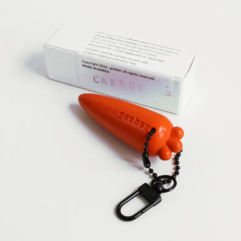 CARROT CRAYON KEY RING