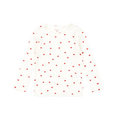 MINI HEARTS SHIRT GOTS