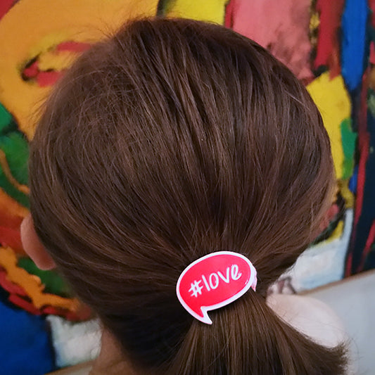 BUBBLE TALK #LOVE PONYTAIL
