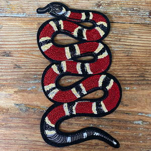 IRON ON PATACHES - CORAL SNAKE
