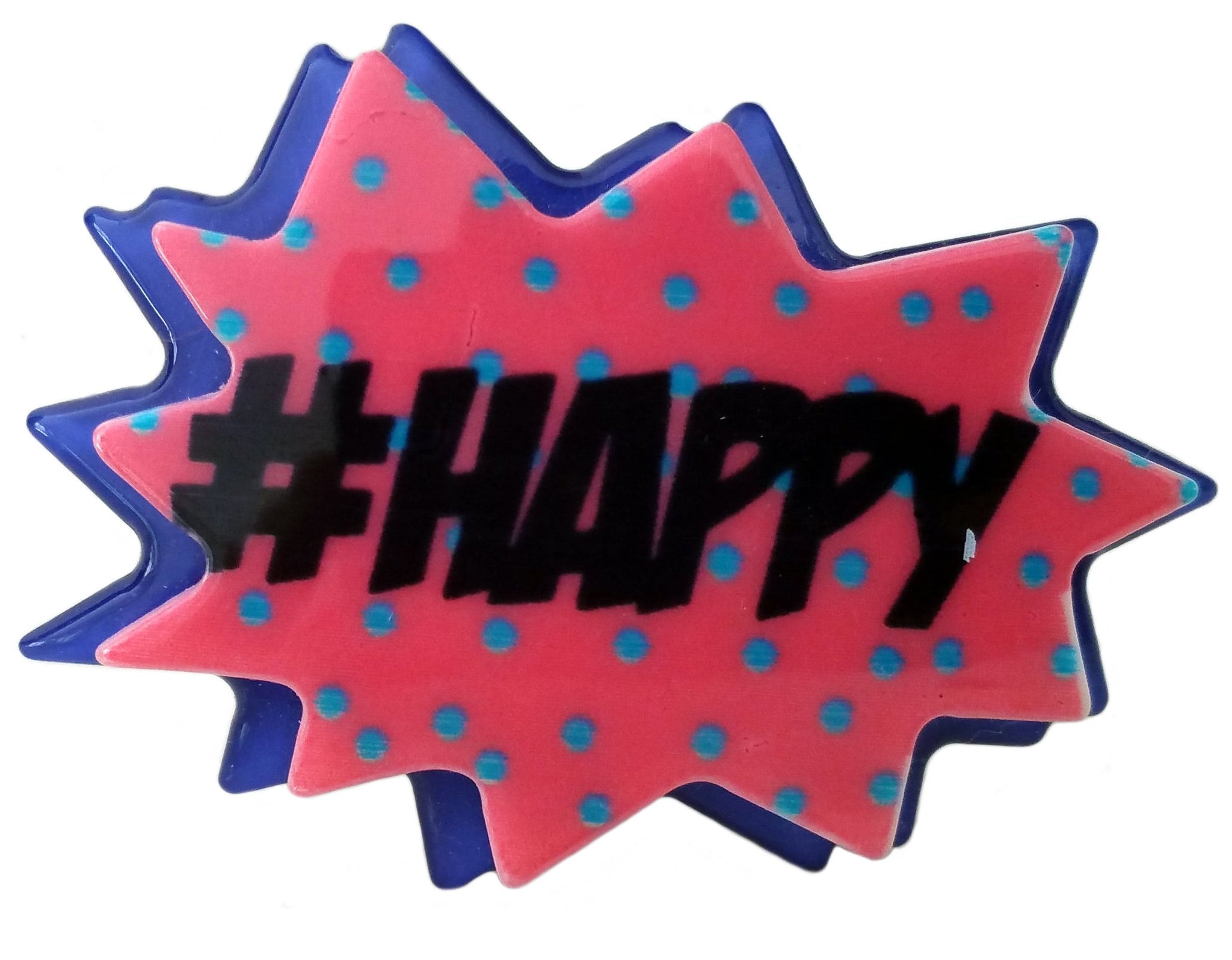POP ART CLIP #HAPPY