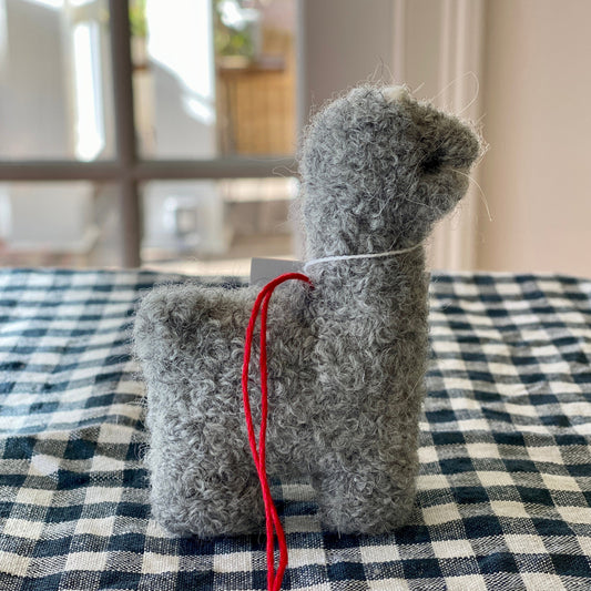 HANDMADE MINI ALPACA ORNAMENT