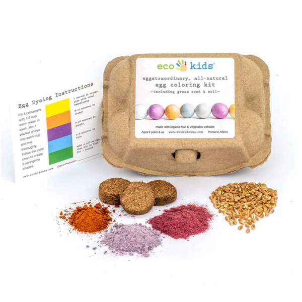 ECO EGGS COLORING & GRASS GROWING KIT