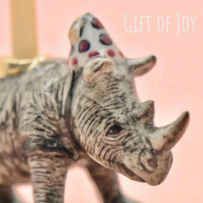RHINO CAKE TOPPER