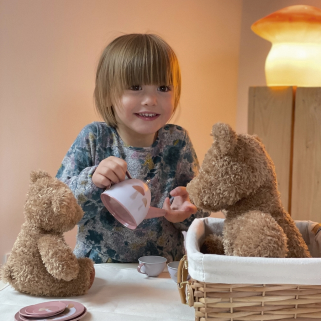 Children's picnic online basket tea set