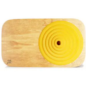 WOODEN SOUND SYSTEM - YELLOW
