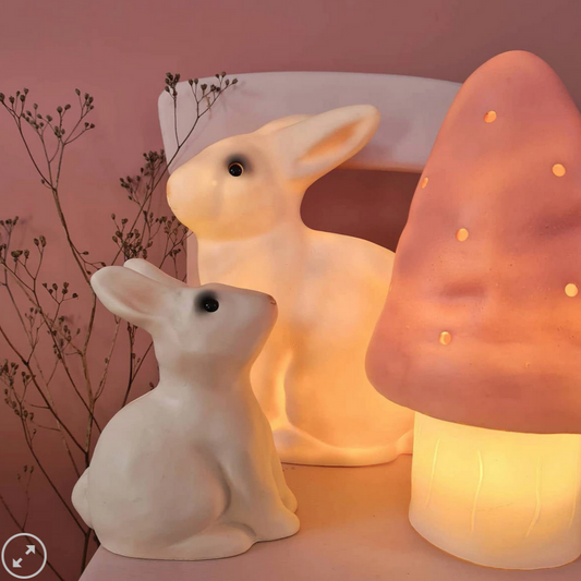 PINK TOADSTOOL LAMP - SMALL