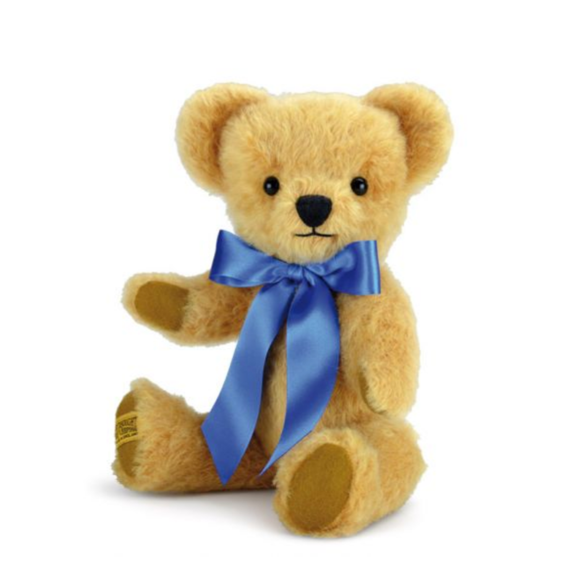 MERRYTHOUGHT LONDON CURLY GOLD TEDDY BEAR