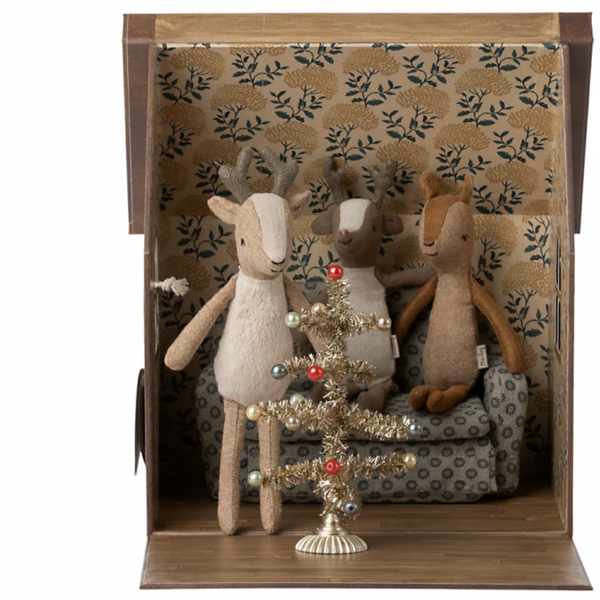 MAILEG CHRISTMAS TREE SMALL GOLD - MOUSE