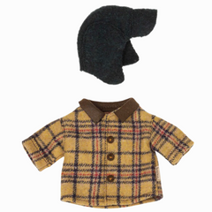 MAILEG TEDDY DAD WOODSMAN JACKET & HAT