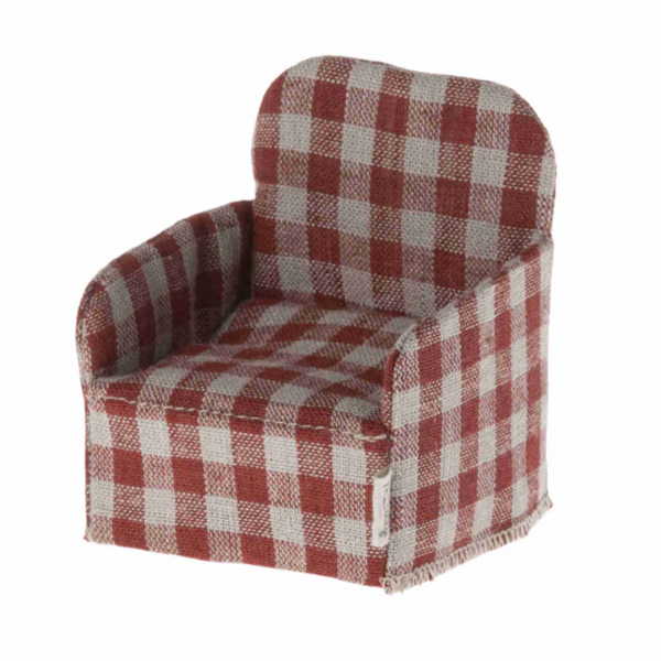 MAILEG MOUSE CHAIR GINGHAM