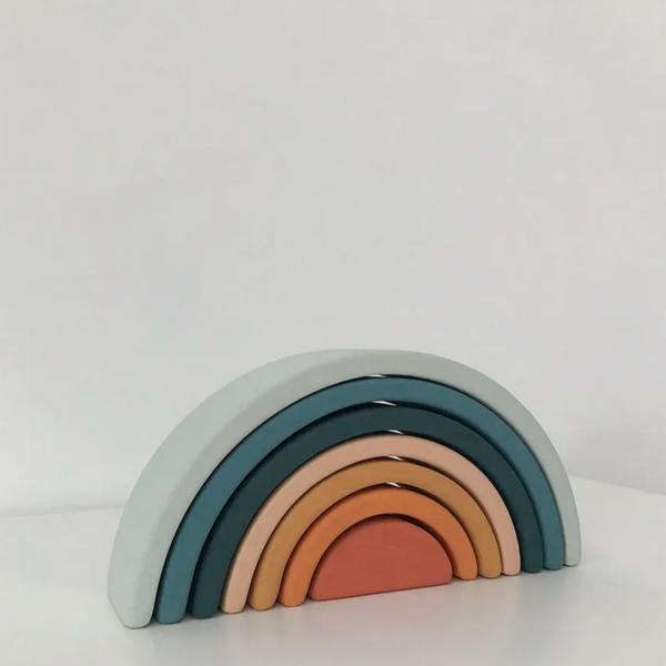 MINI WOODEN RAINBOW STACKING TOY