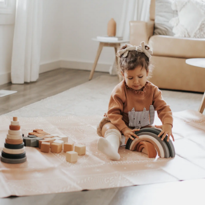 WOODEN RAINBOW STACKING TOY