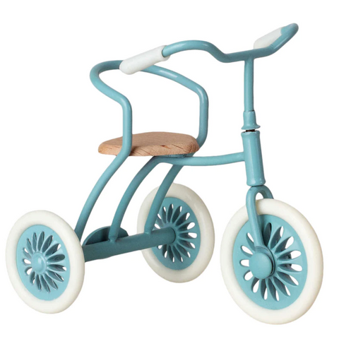 MAILEG ABRI A TRICYCLE FOR MOUSE - PETROL BLUE