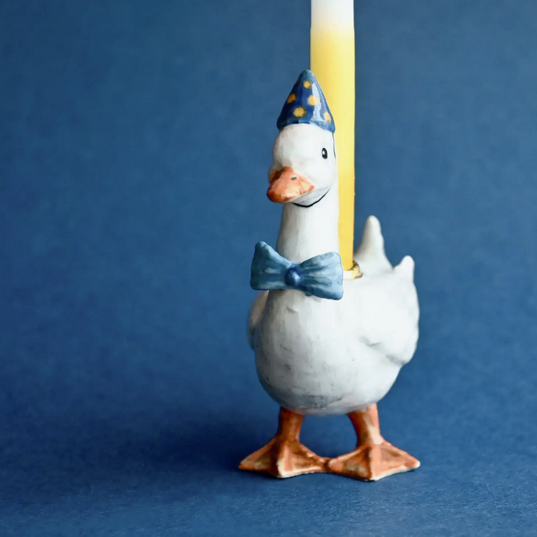 BLUE GOOSE CAKE TOPPER